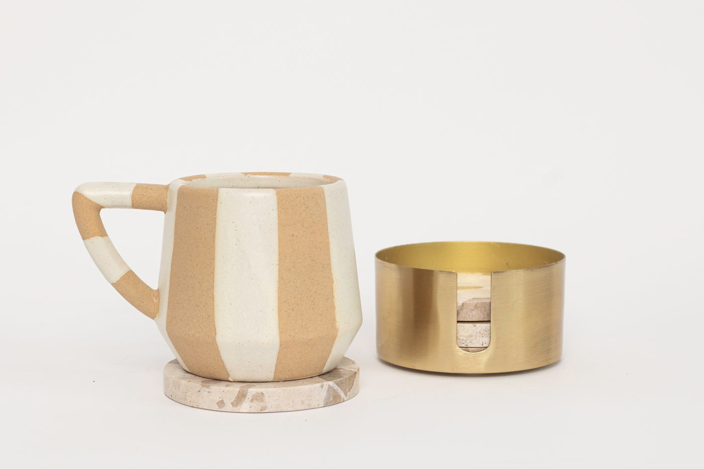 Zoe Marble Coaster Set