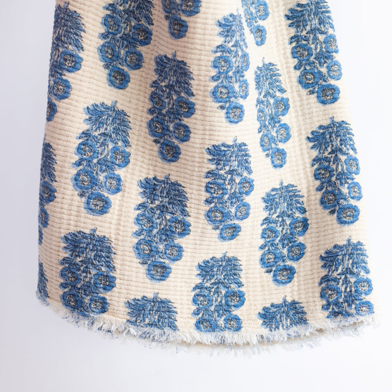 Meadow Block Print Throw