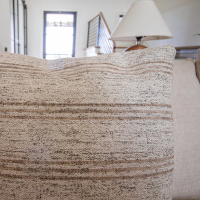 Amber Lewis x Loloi Zephyr Pillow | Natural Color