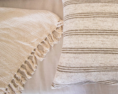 Amber Lewis x Loloi Zephyr Pillow | Olive Color