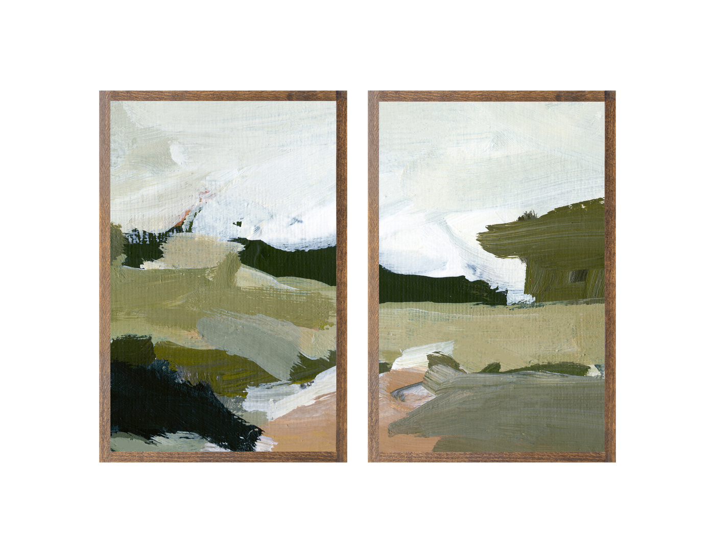 Land & Sky Abstract by Natalia McGuffee | Pair or Single