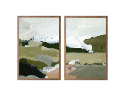 Land & Sky Abstract by Natalia McGuffee | Pair or Single