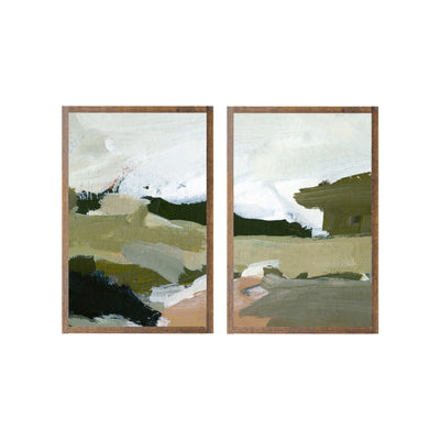 Land & Sky Abstract by Natalia McGuffee | Pair or Single