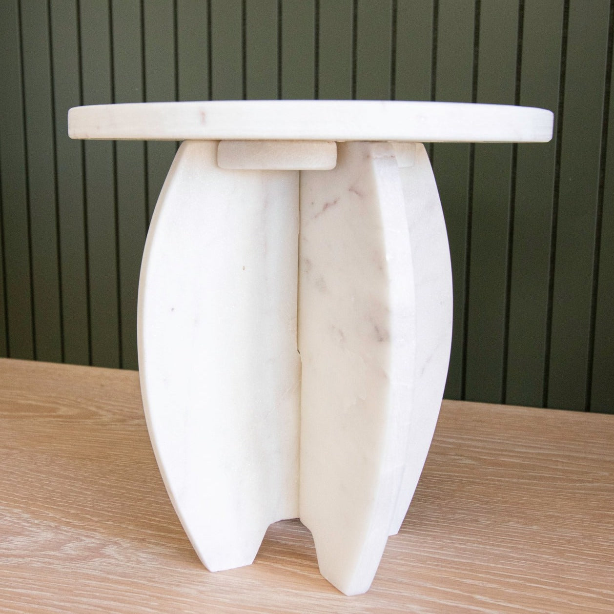 White Marble Pedestal