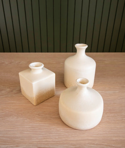 Stoneware Bud Vases | Set of 3