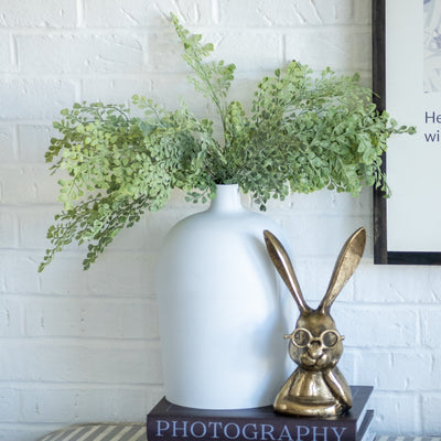 Matte White Open Bottom Vase