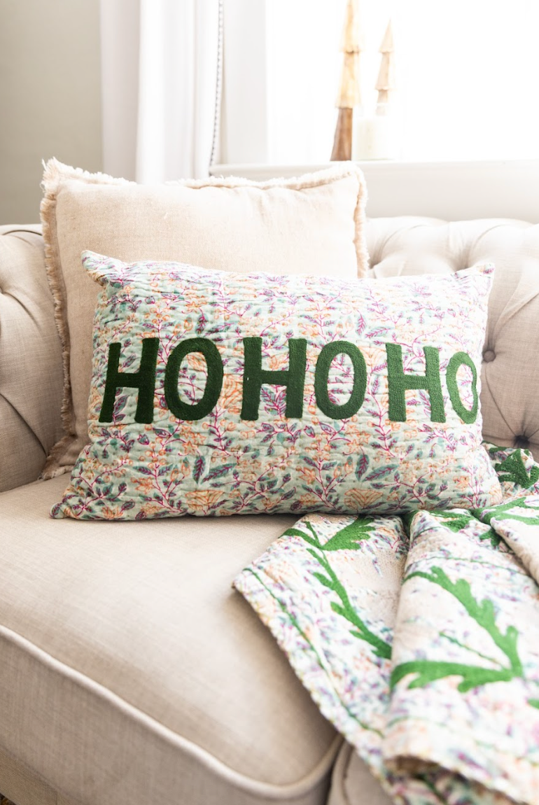 Voile Ho Ho Ho Pillow