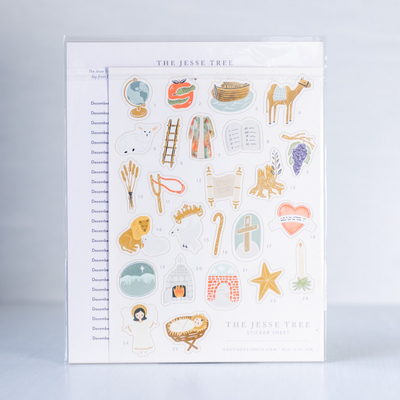 Jesse Tree Sticker Set