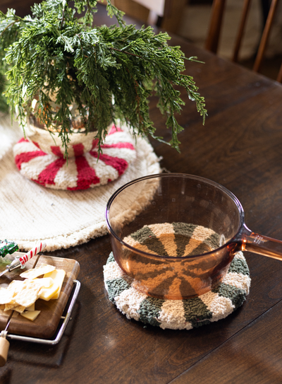 Peppermint Twist Pot Holders