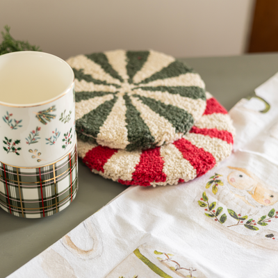 Peppermint Twist Pot Holders