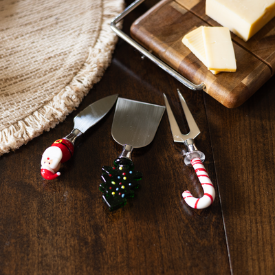 Holiday Icon Cheese Knife Set