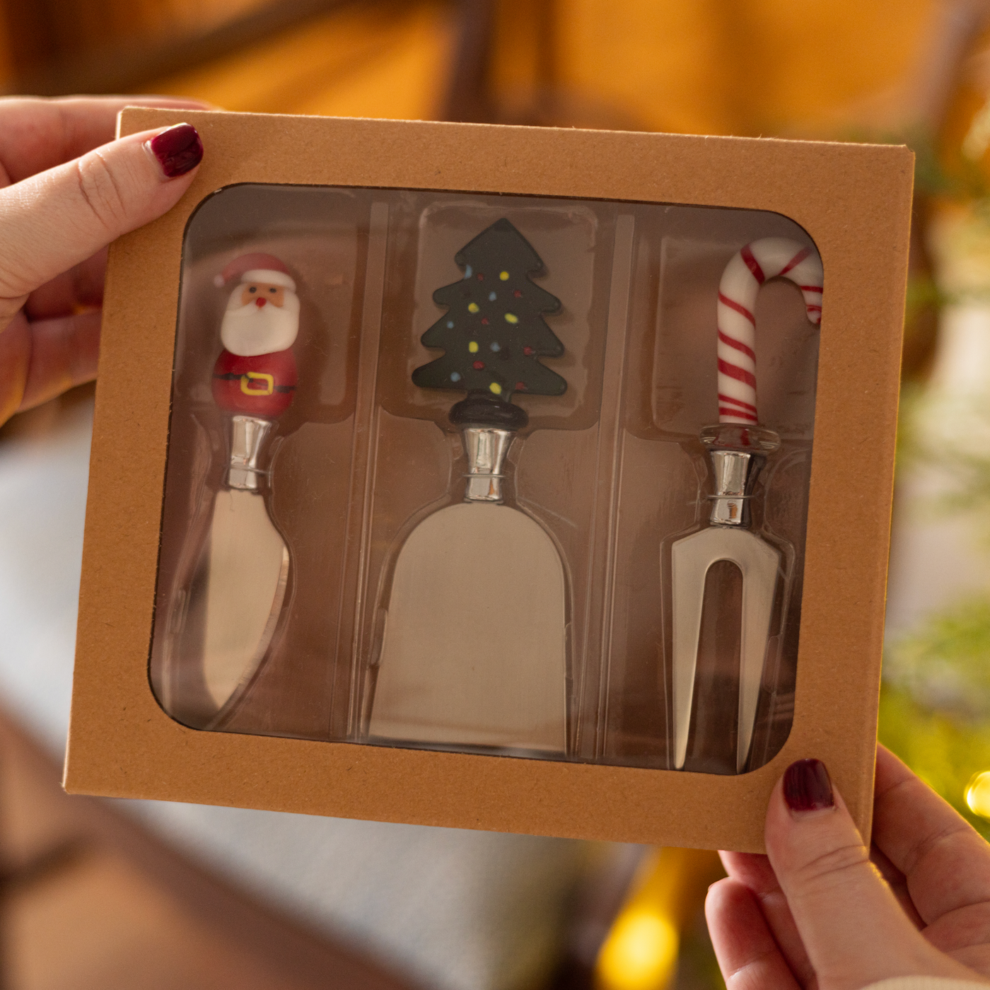 Holiday Icon Cheese Knife Set