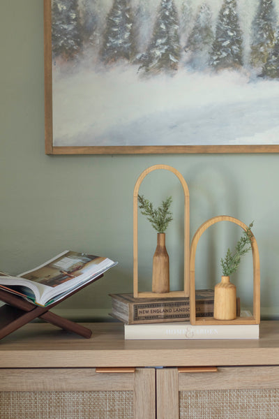 Eliza Arched Wooden Holder