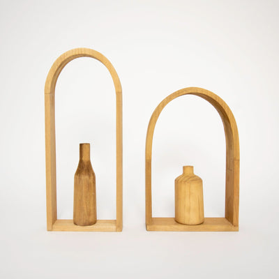 Eliza Arched Wooden Holder