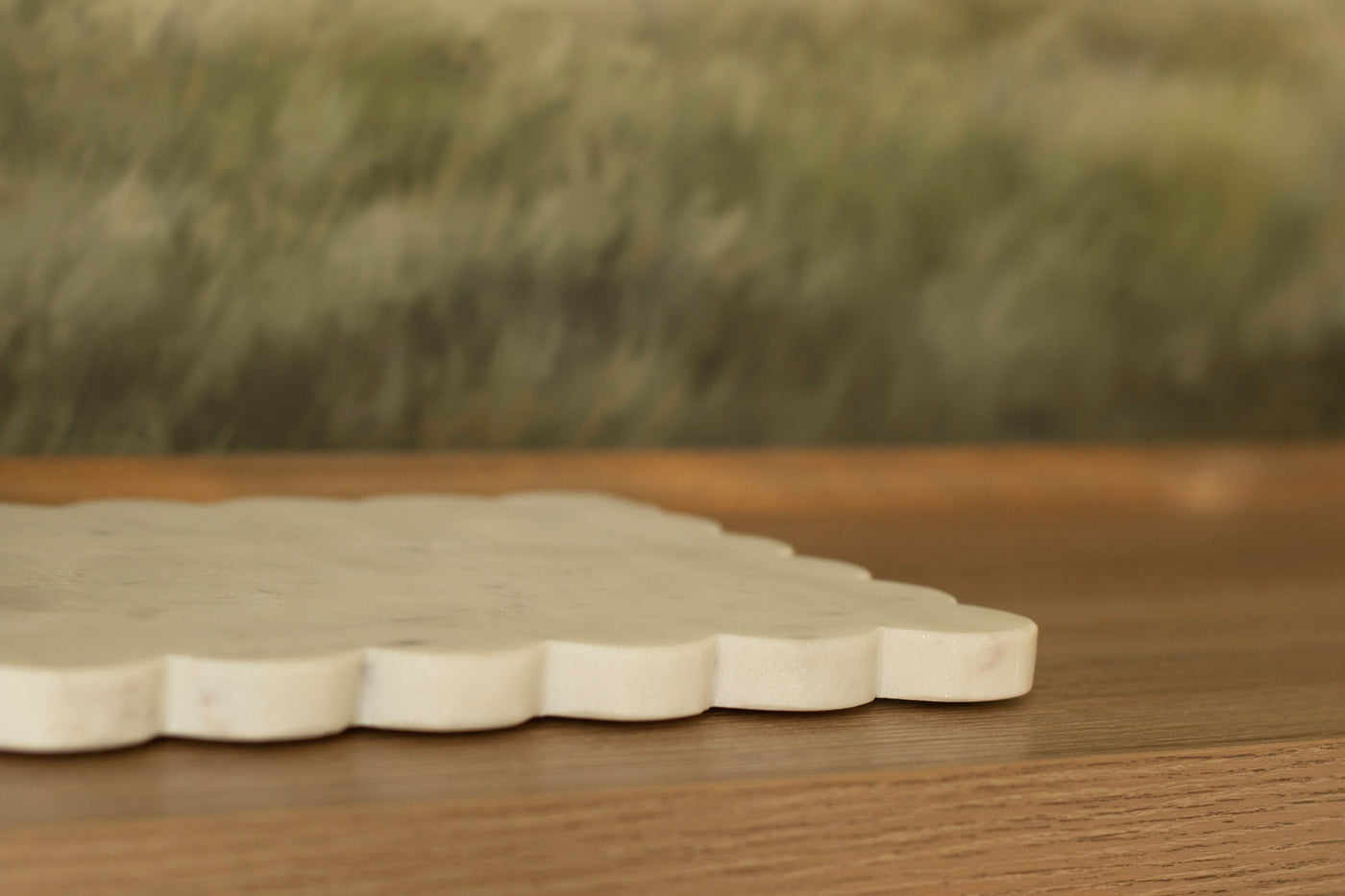 Opal Marble Scalloped Serving Board