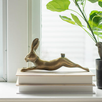 Gold Sprawling Bunny
