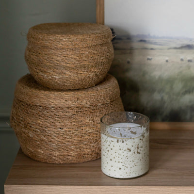 Lidded Seagrass Basket | 2 Sizes