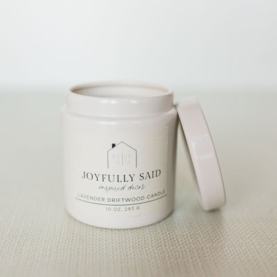 Lavender Driftwood Candle