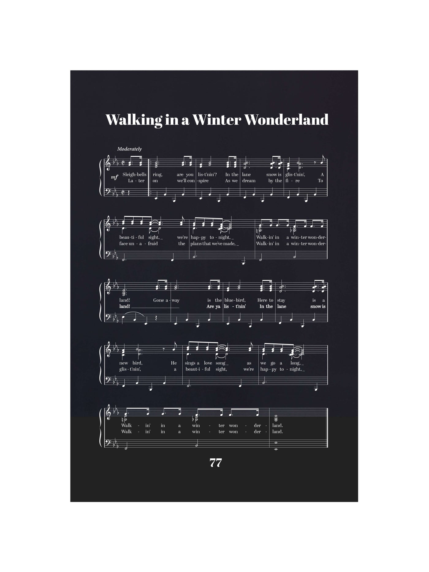 Winter Wonderland | Sheet Music