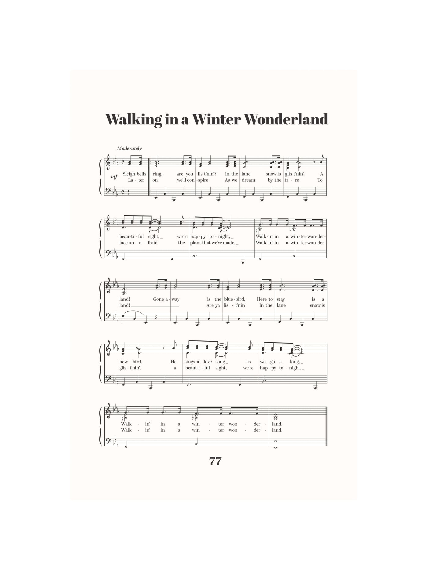 Winter Wonderland | Sheet Music