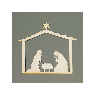 Wooden Nativity