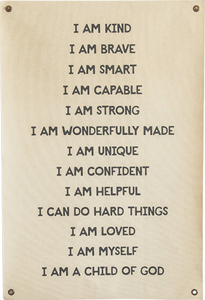 I Am a Child of God | Canvas Banner