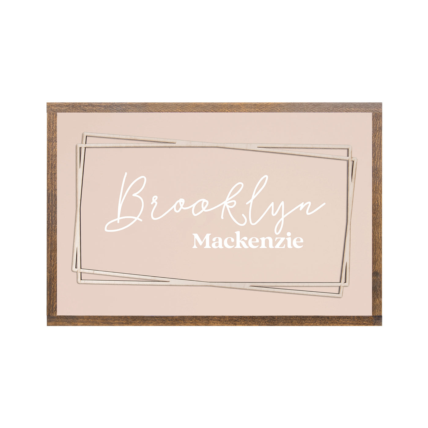 Geometric Custom Name Art | Multiple Font Options