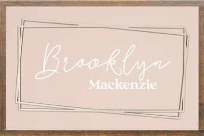 Geometric Custom Name Art | Multiple Font Options