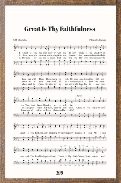 Great is Thy Faithfulness | Sheet Music