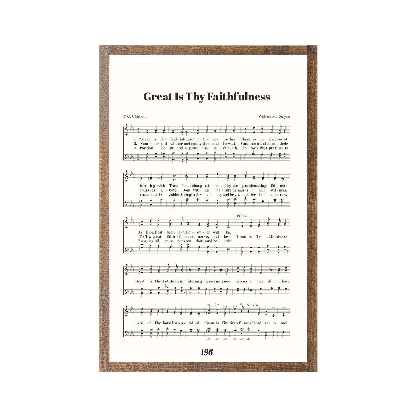 Great is Thy Faithfulness | Sheet Music