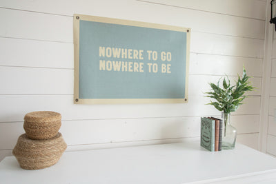 Nowhere To Go, Nowhere To Be | Canvas Banner