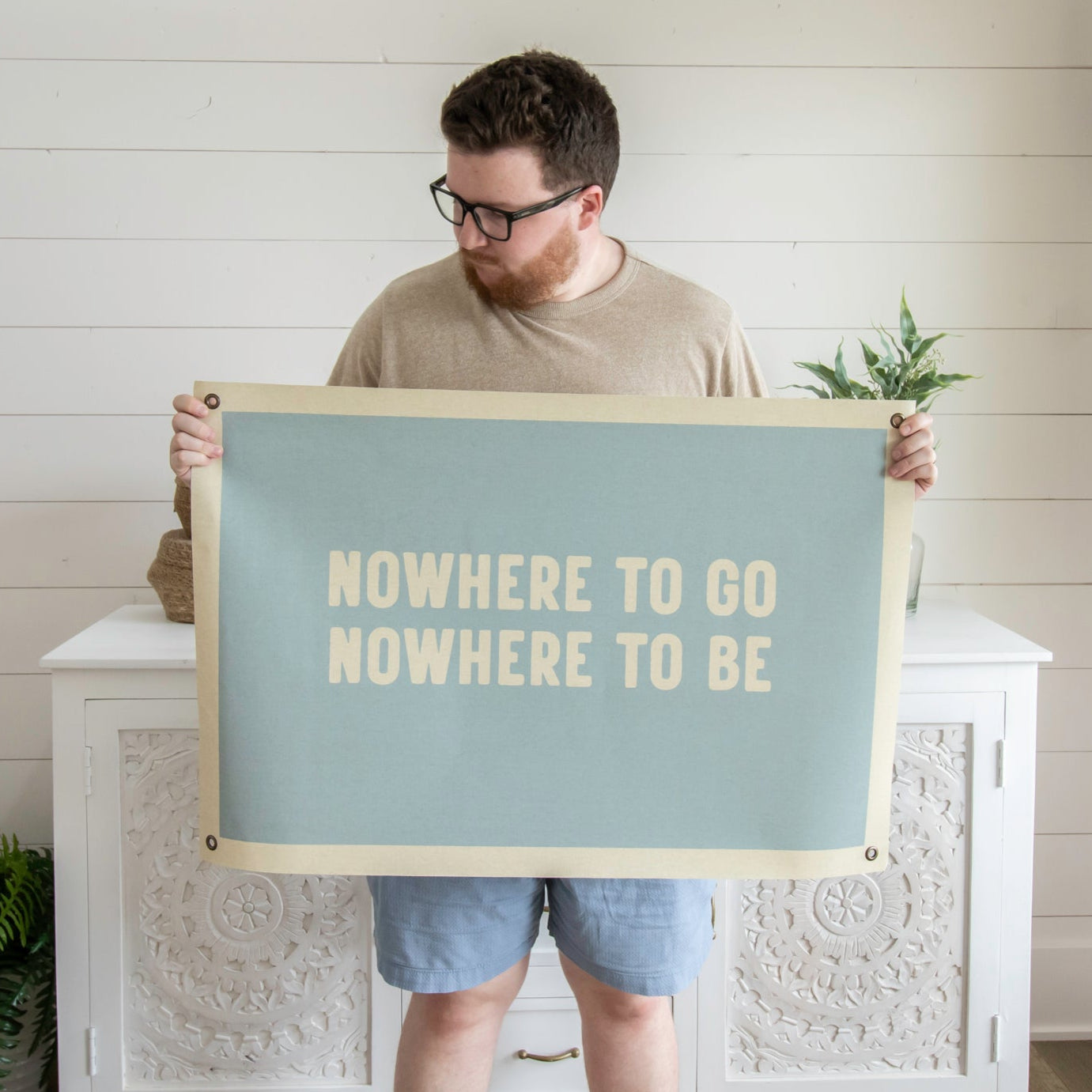 Nowhere To Go, Nowhere To Be | Canvas Banner