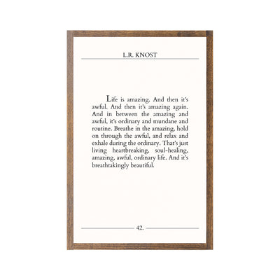 Life is Amazing | Book Page