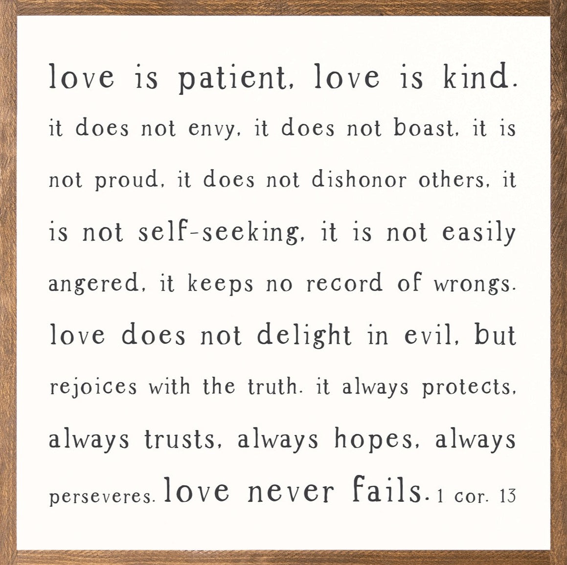Love is Patient