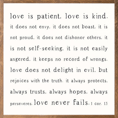Love is Patient