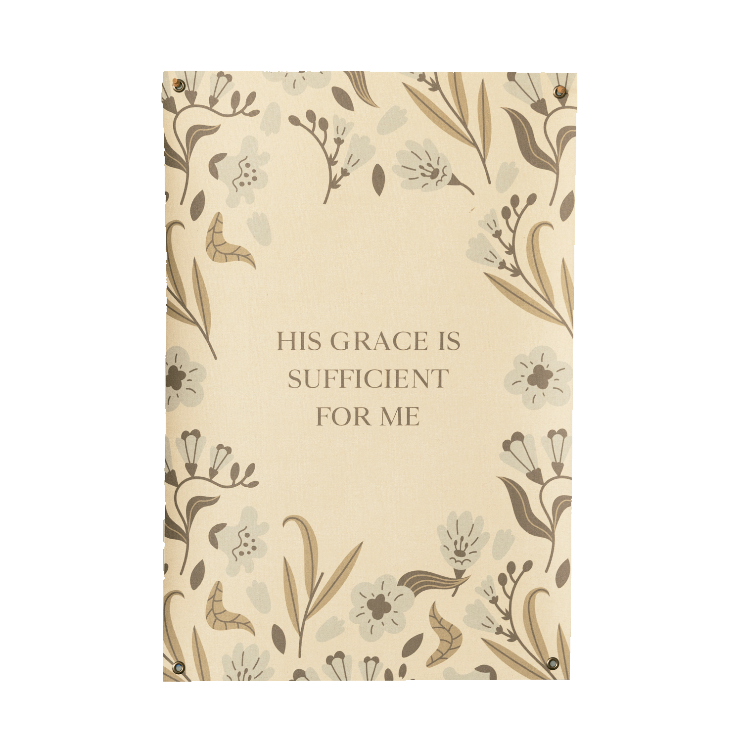 His Grace is Sufficient | Canvas Banner