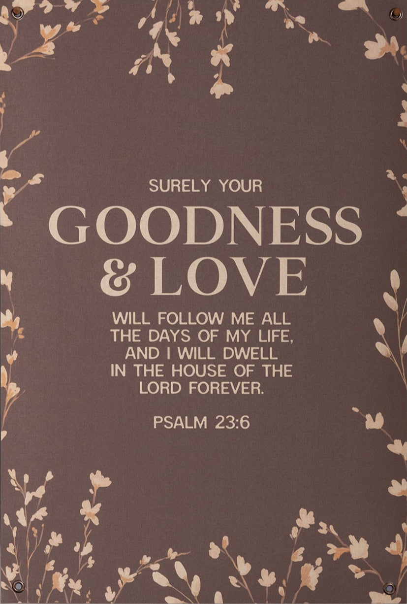 Goodness & Love | Canvas Banner