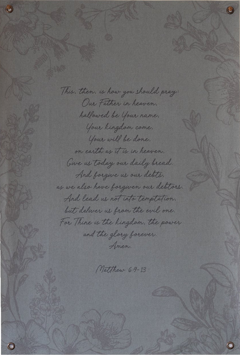 The Lord's Prayer | Canvas Banner