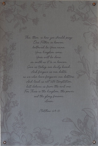The Lord's Prayer | Canvas Banner