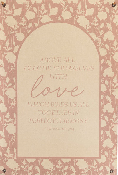 Clothed in Love | Canvas Banner