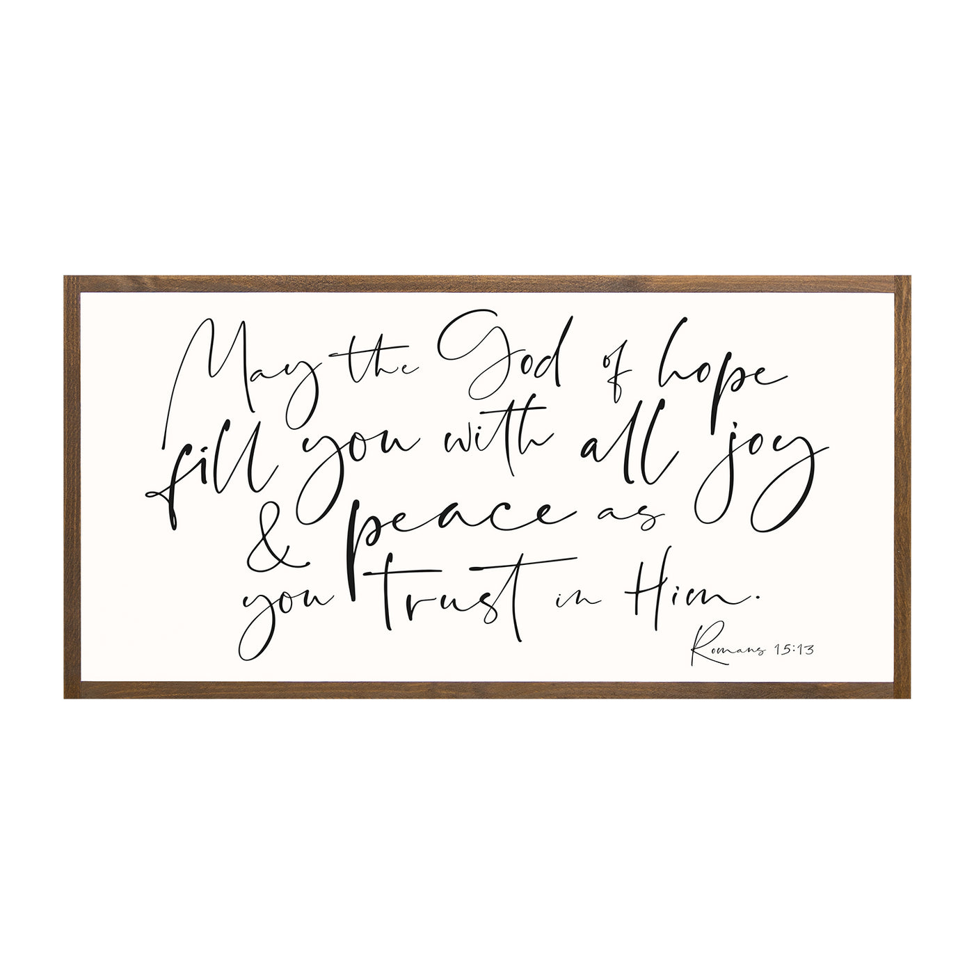 May the God of Hope