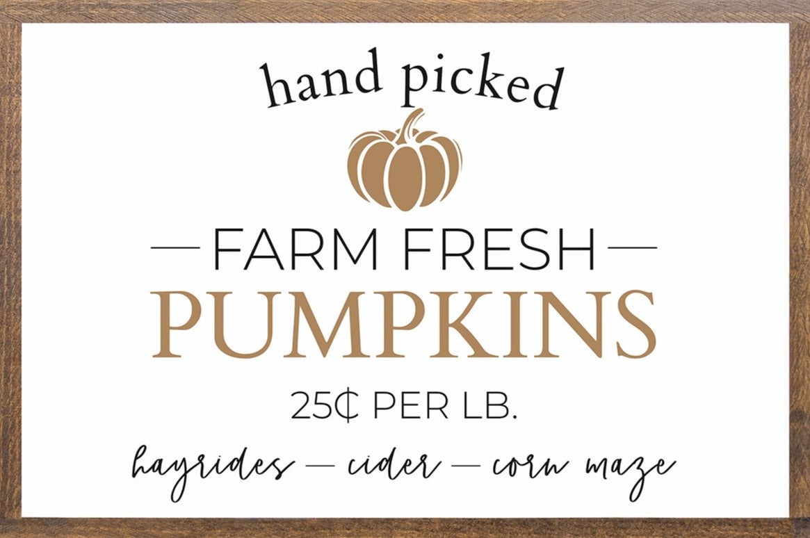 Hand Picked Pumpkins