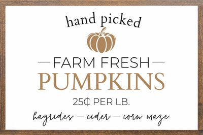 Hand Picked Pumpkins