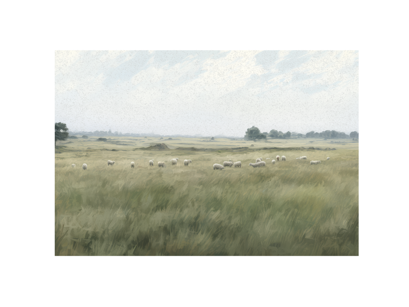 Sheep in the Meadow