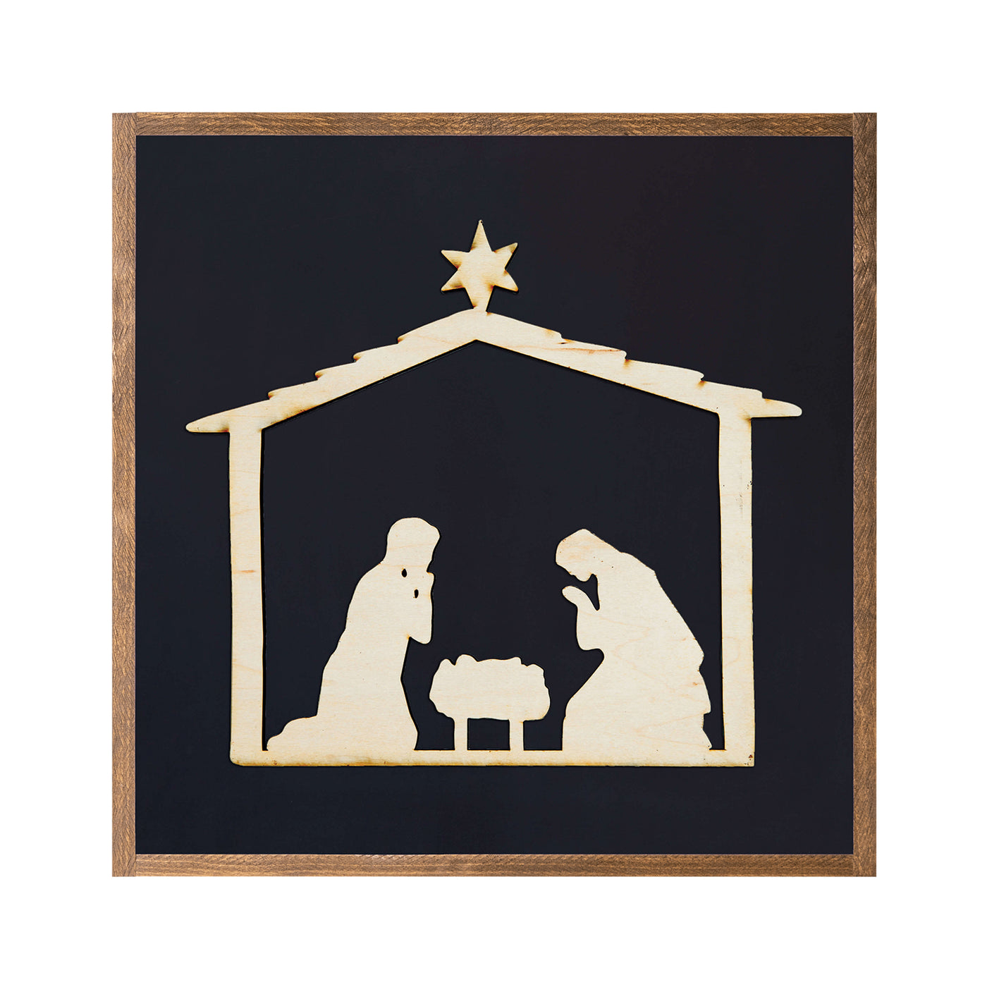 Wooden Nativity