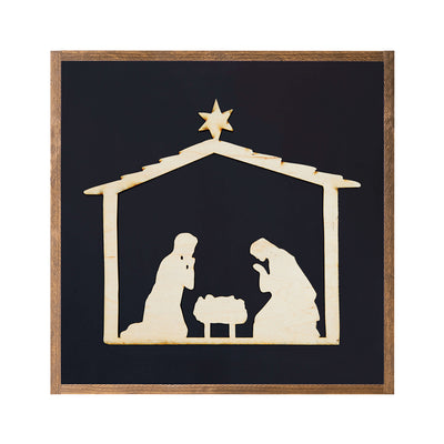 Wooden Nativity