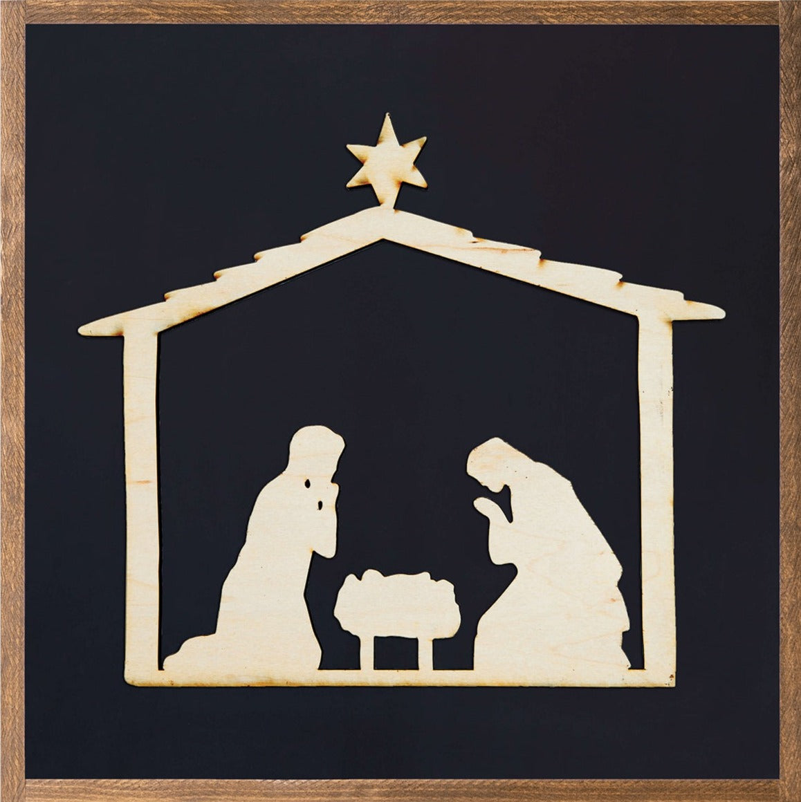 Wooden Nativity
