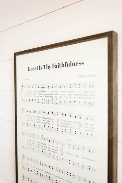 Great is Thy Faithfulness | Sheet Music