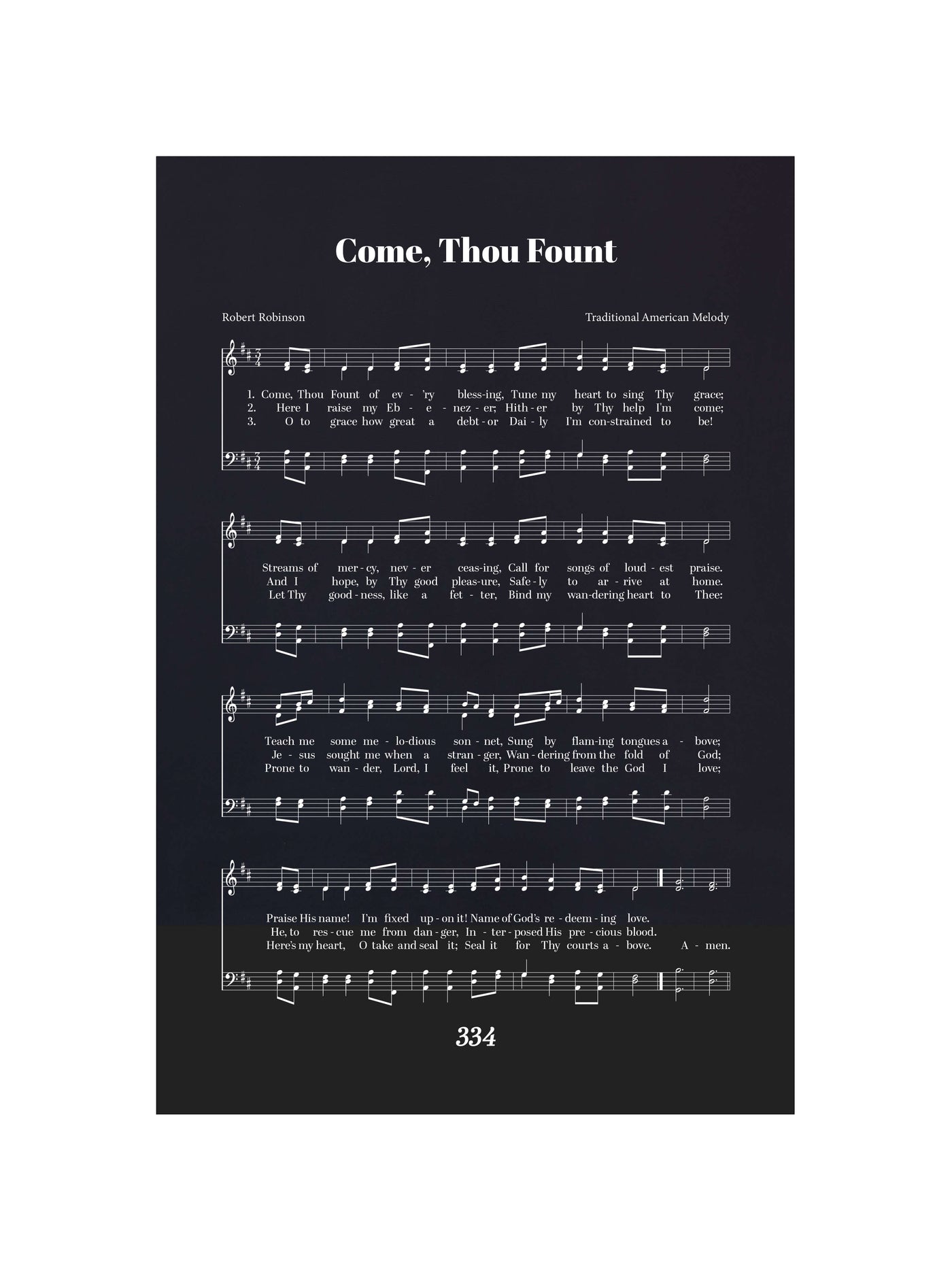 Come, Thou Fount | Sheet Music