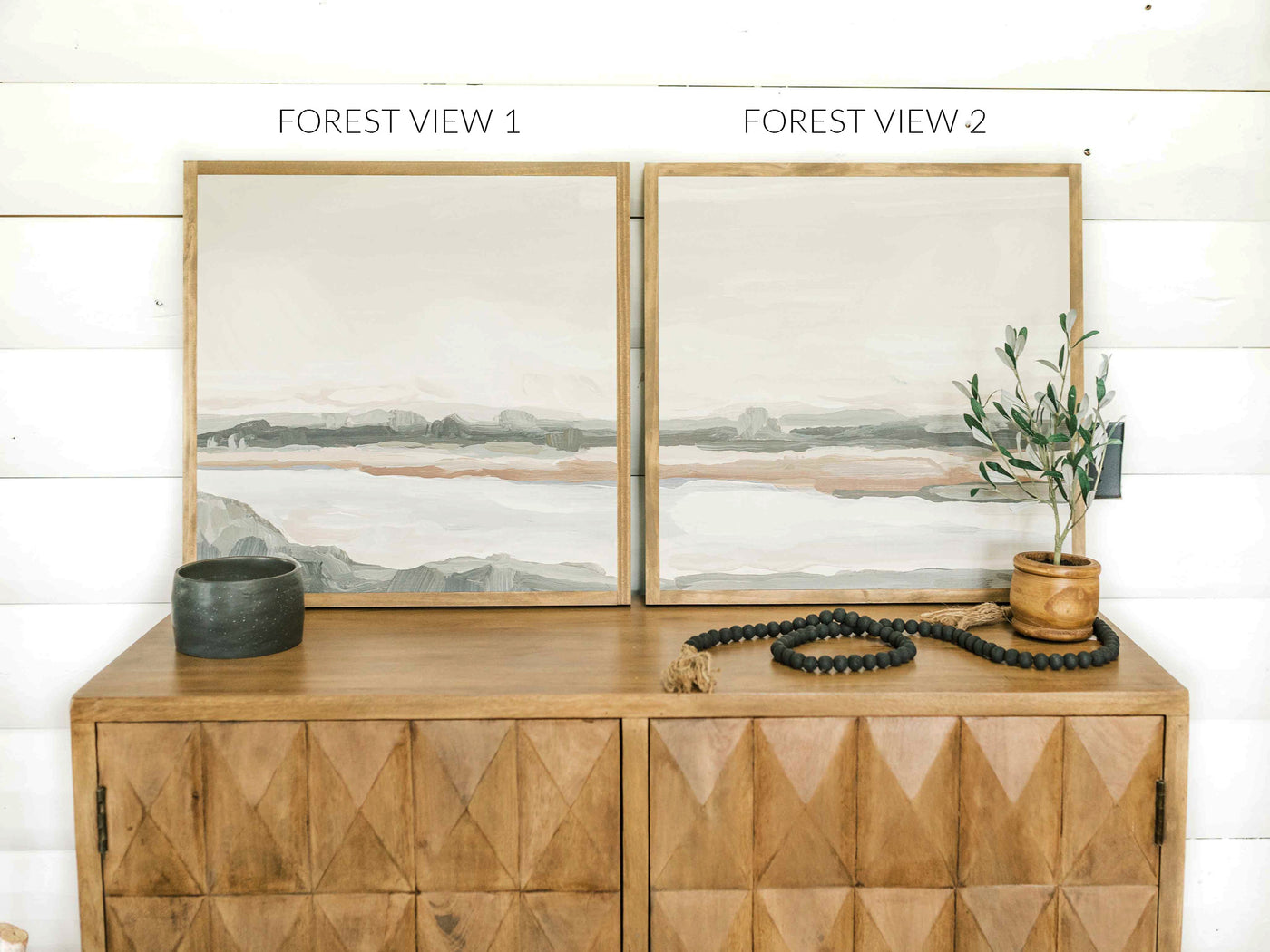 Forest View Pair 24x24" | Ready to Ship